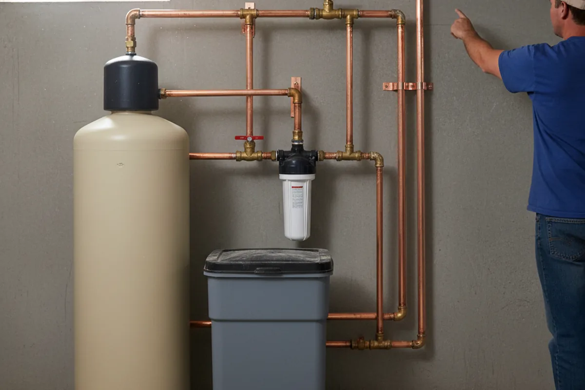 Whole-house water treatment system installed in Wyano